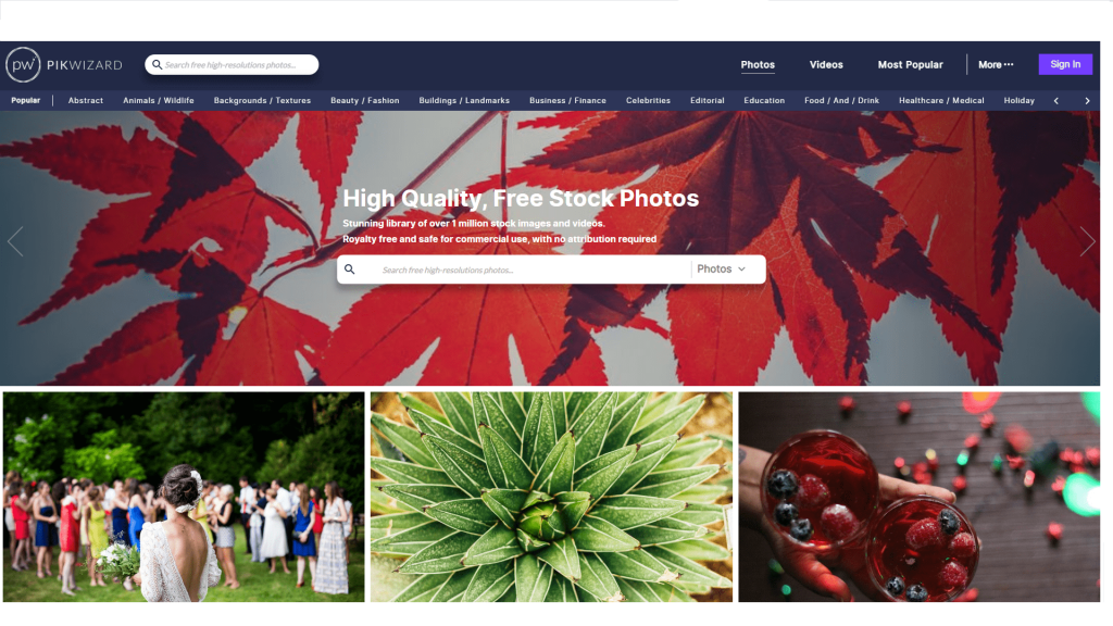 Banco de Imágenes gratuitas - Pikwizard