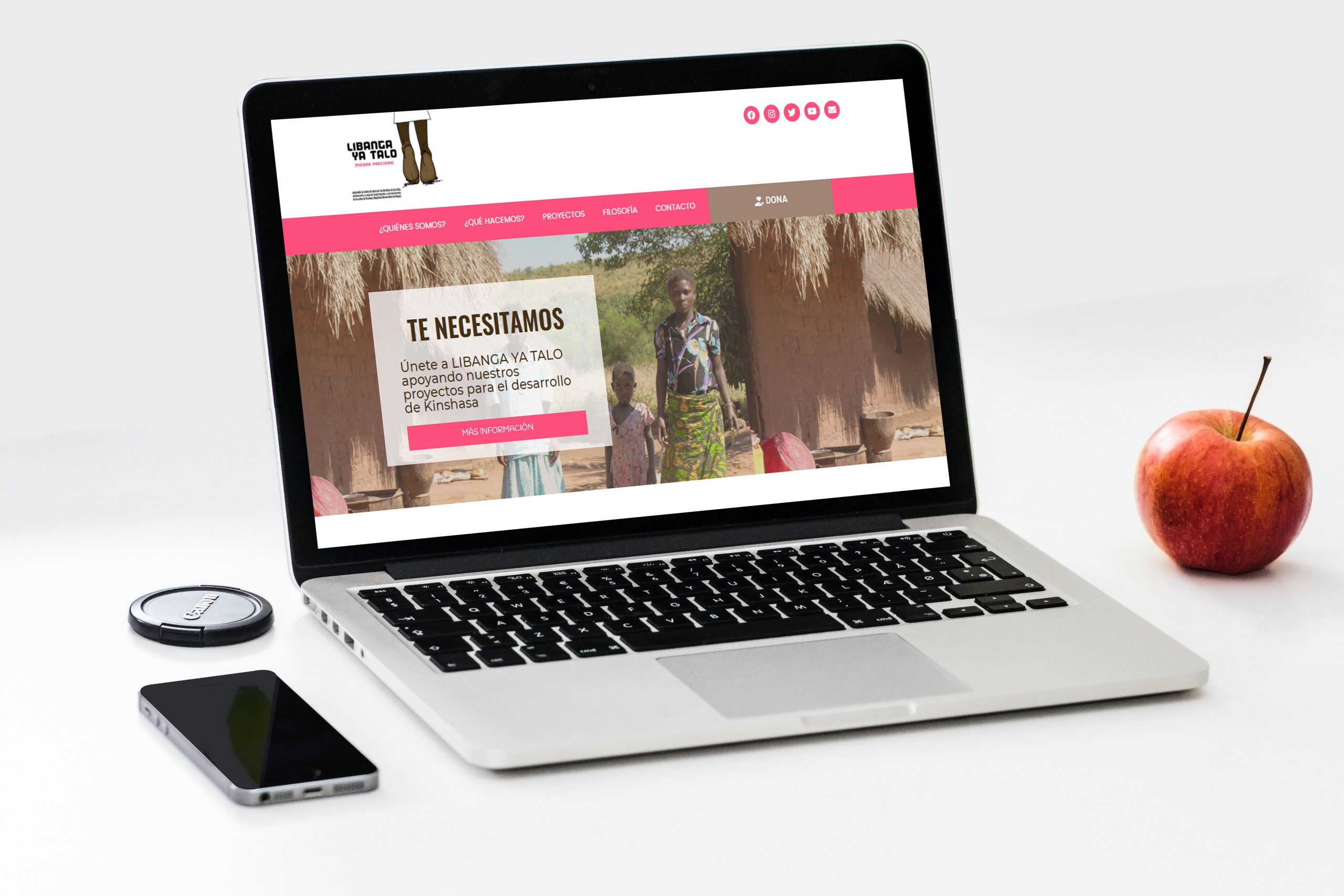 Libanga Ya Talo - Pagina Web desarrollada por Soporte Website - Diseño y desarrollo web - Portfolio de Soporte website